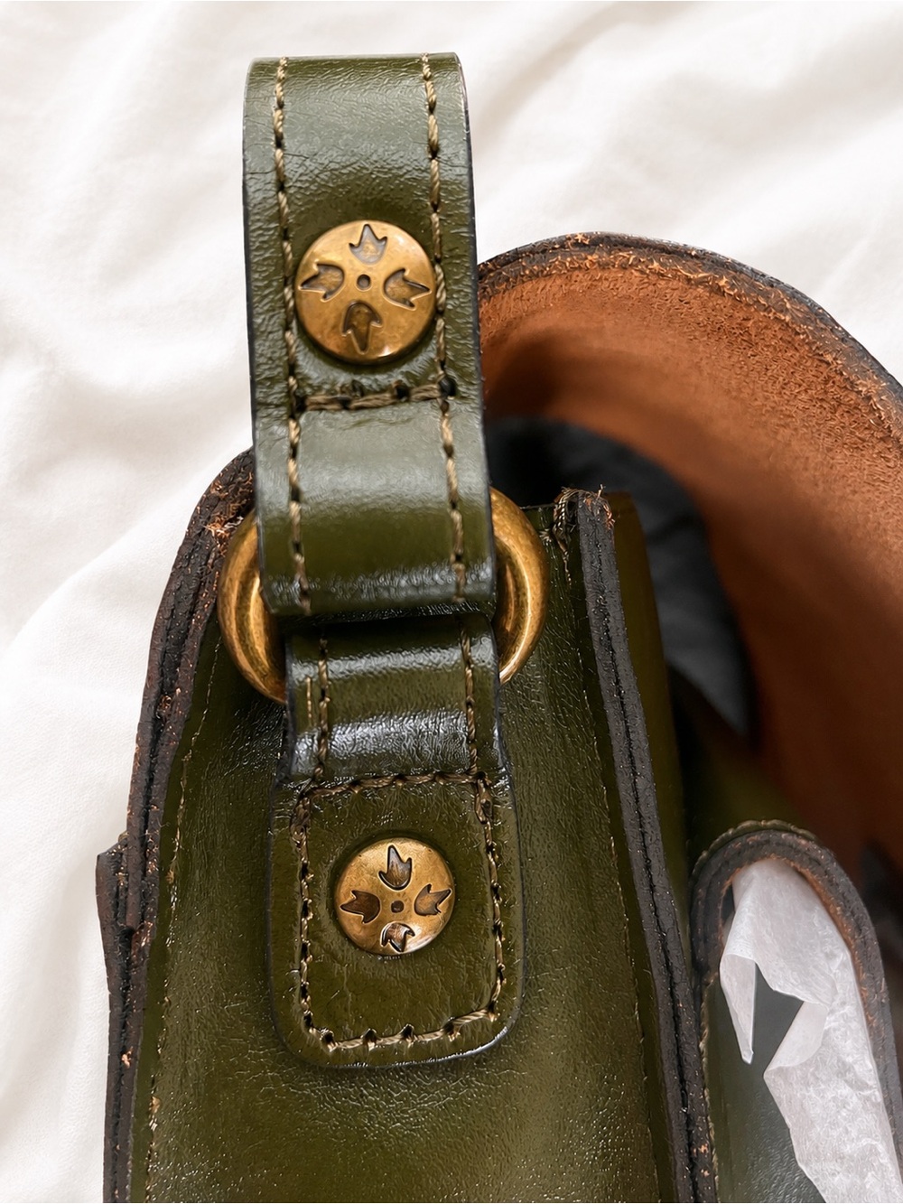 Patricia Nash Ilina Tooled Leather Bag | Equestrian Elegance Artisanal Luxe - Picture 9 of 16